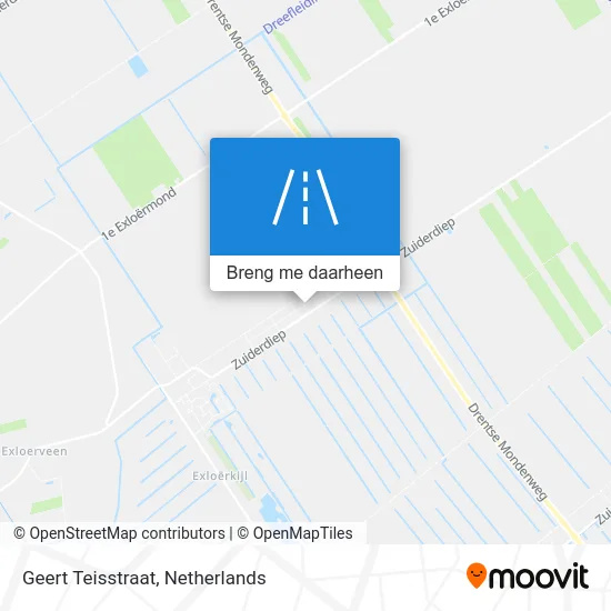 Geert Teisstraat kaart