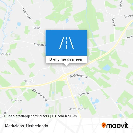 Markelaan kaart