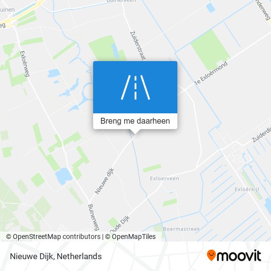 Nieuwe Dijk kaart