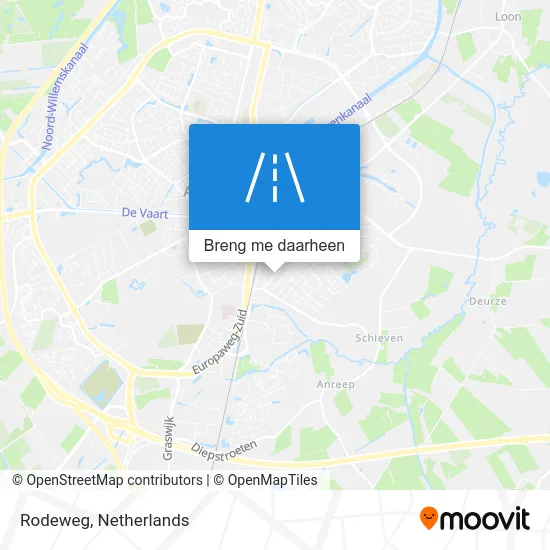 Rodeweg kaart