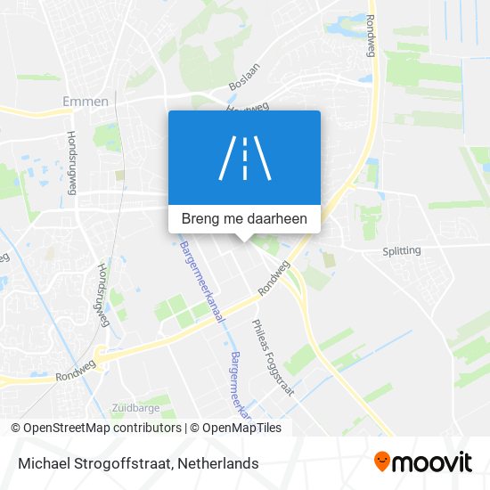 Michael Strogoffstraat kaart