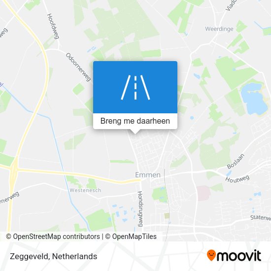 Zeggeveld kaart