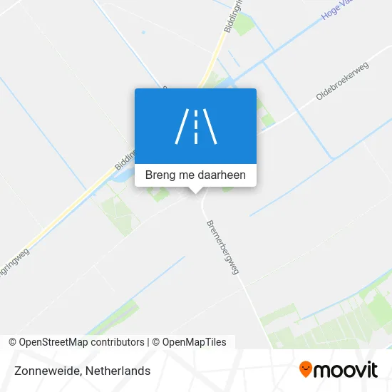 Zonneweide kaart