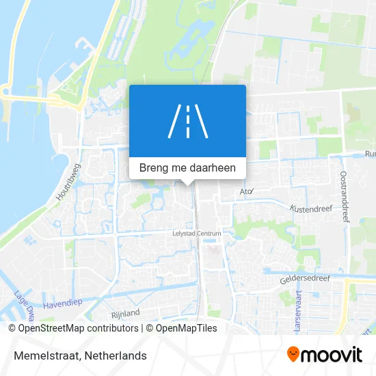 Memelstraat kaart