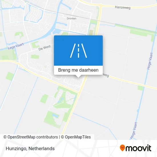 Hunzingo kaart