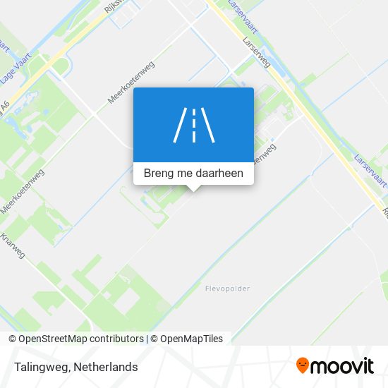 Talingweg kaart