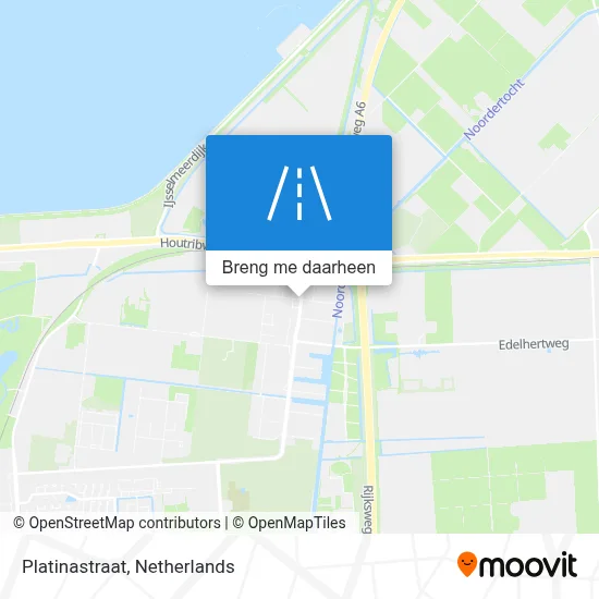 Platinastraat kaart