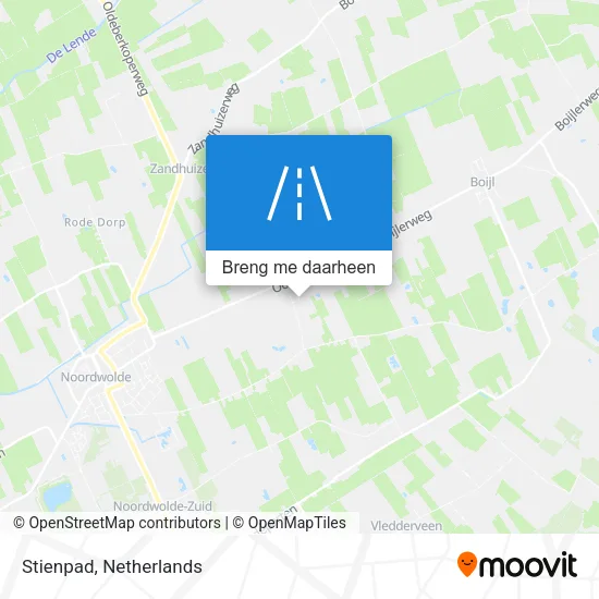 Stienpad kaart