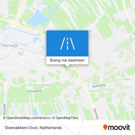 Steenakkers-Oost kaart