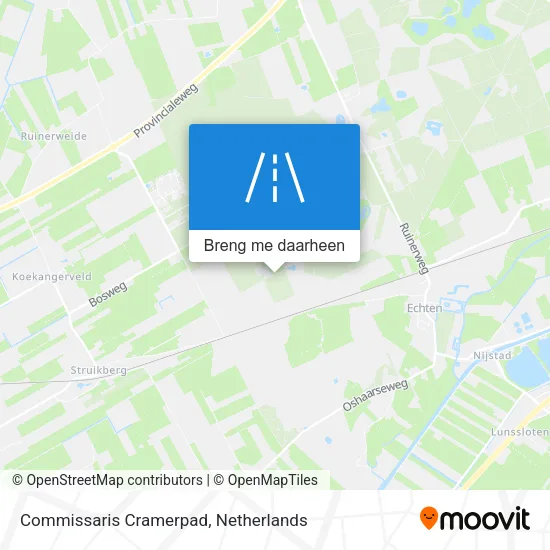 Commissaris Cramerpad kaart