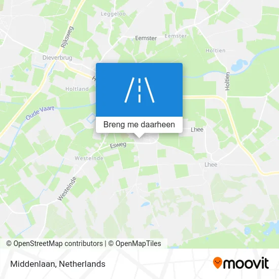 Middenlaan kaart