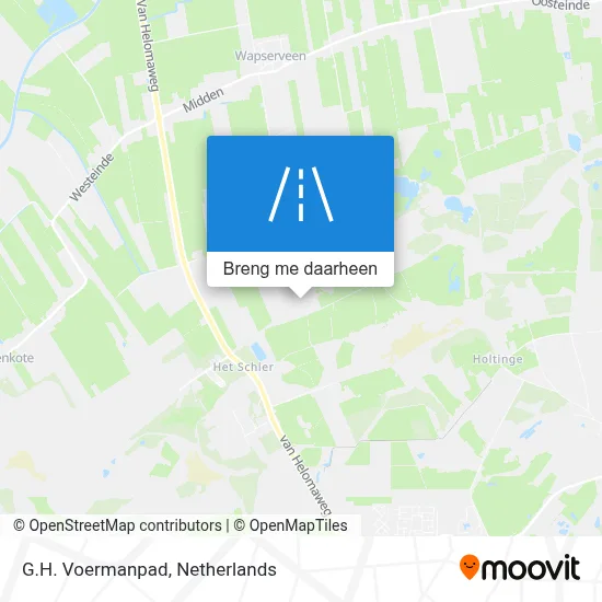 G.H. Voermanpad kaart