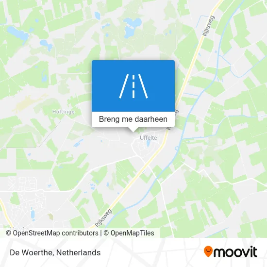 De Woerthe kaart