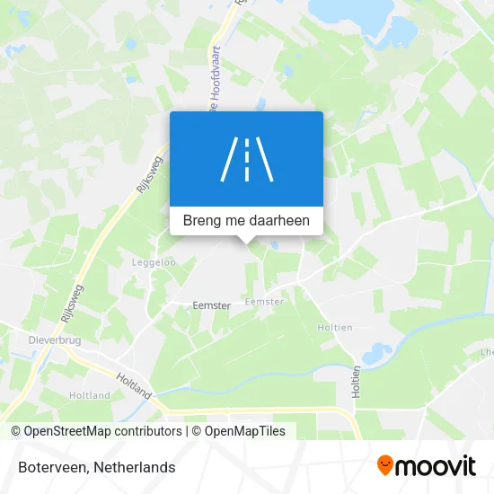 Boterveen kaart