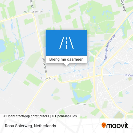 Rosa Spierweg kaart