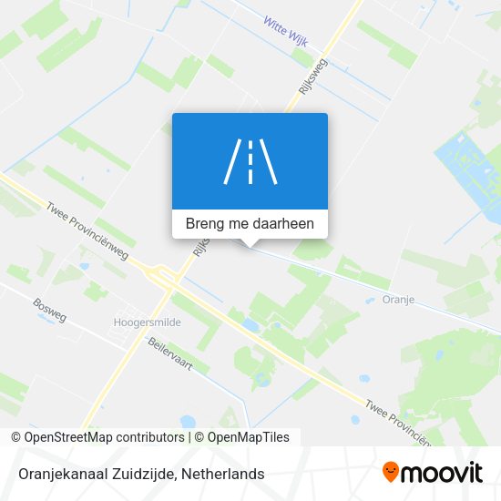 Oranjekanaal Zuidzijde kaart
