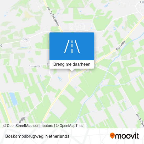 Boskampsbrugweg kaart