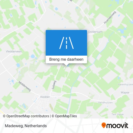 Madeweg kaart