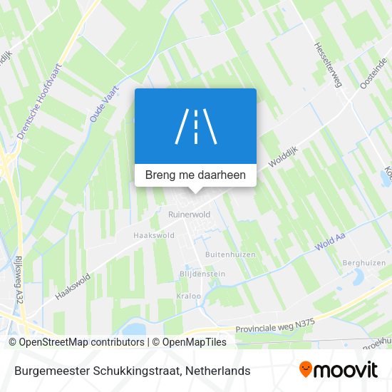 Burgemeester Schukkingstraat kaart