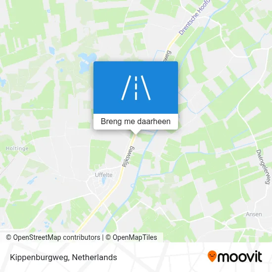 Kippenburgweg kaart