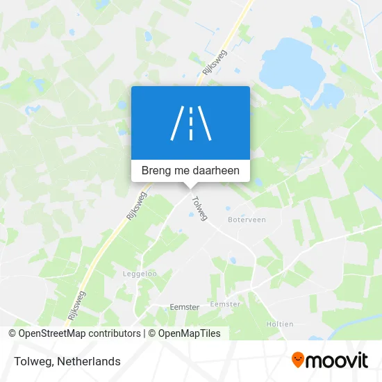 Tolweg kaart