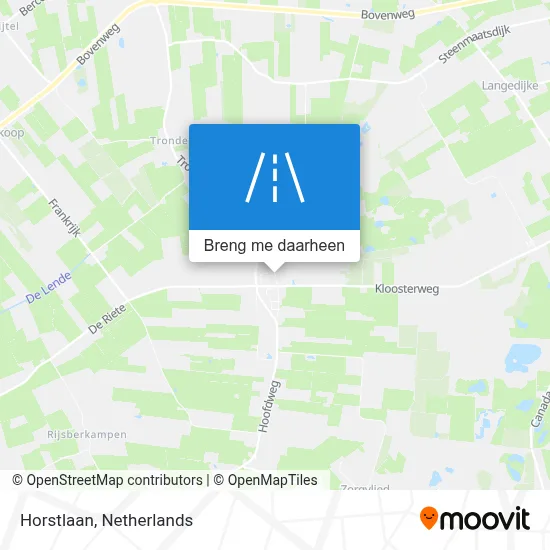 Horstlaan kaart