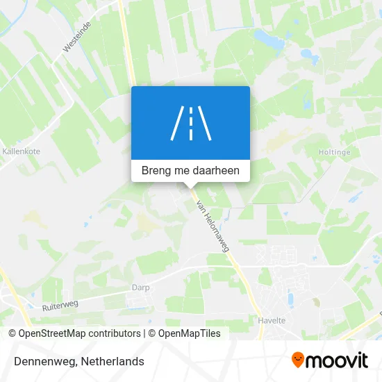 Dennenweg kaart