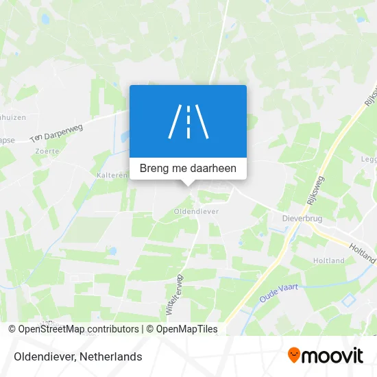 Oldendiever kaart