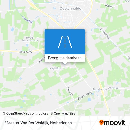 Meester Van Der Waldijk kaart