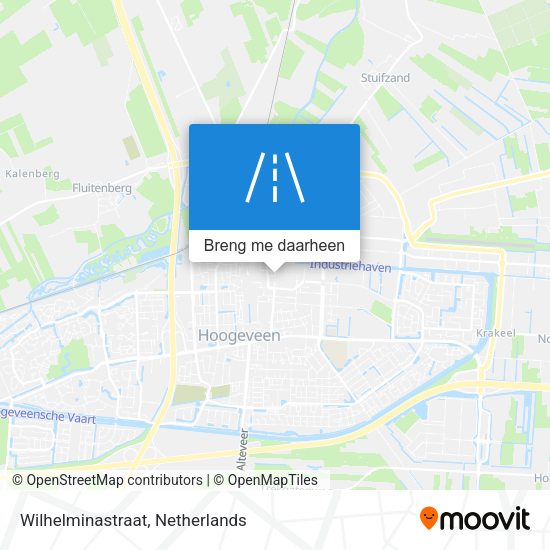 Wilhelminastraat kaart