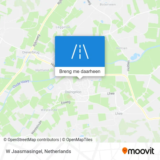 W Jaasmasingel kaart