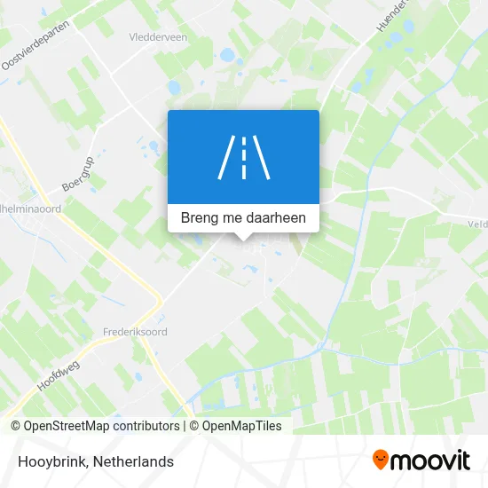 Hooybrink kaart