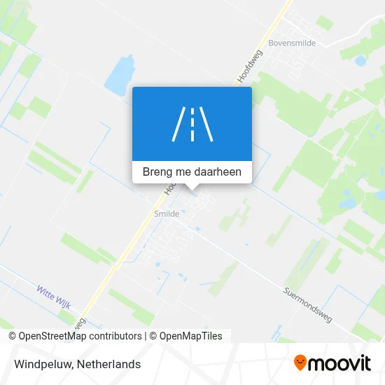 Windpeluw kaart