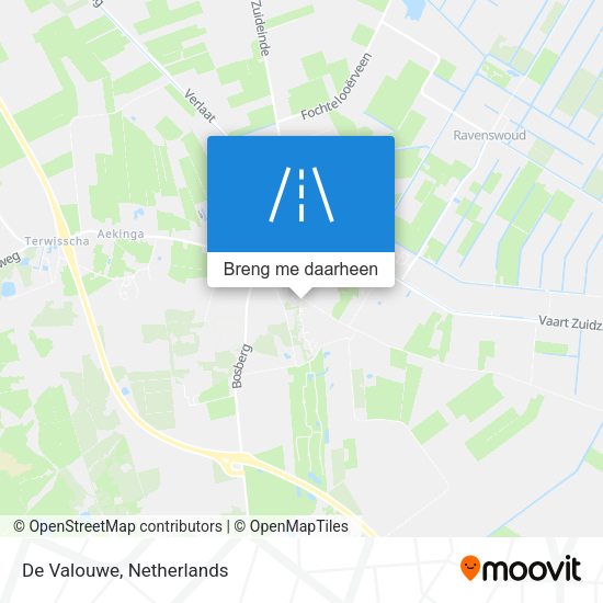 De Valouwe kaart