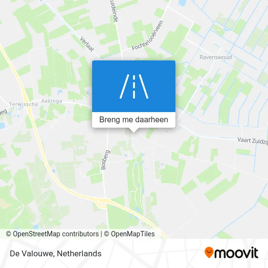 De Valouwe kaart
