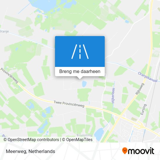 Meerweg kaart