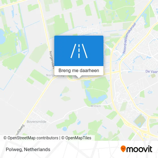 Polweg kaart