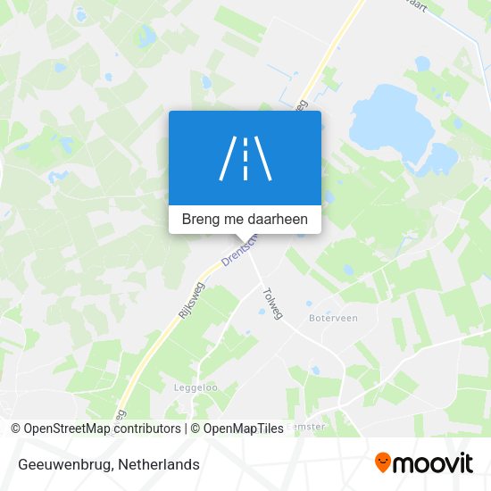 Geeuwenbrug kaart