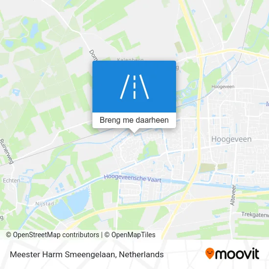 Meester Harm Smeengelaan kaart