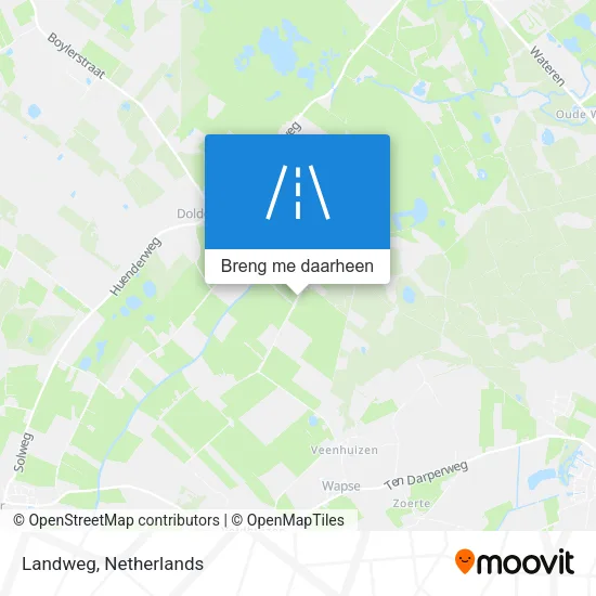 Landweg kaart
