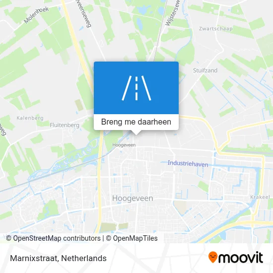 Marnixstraat kaart