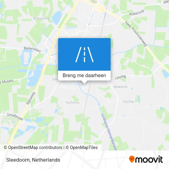 Sleedoorn kaart