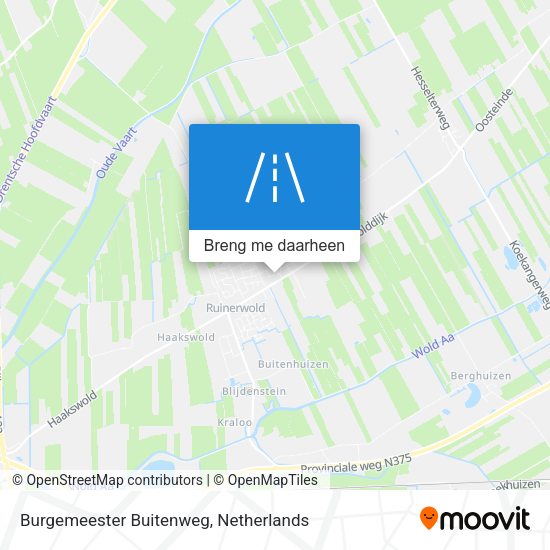 Burgemeester Buitenweg kaart