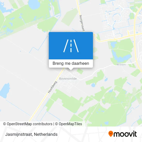 Jasmijnstraat kaart