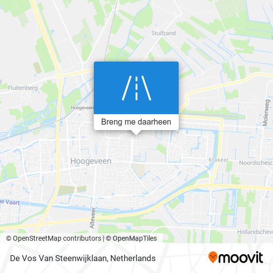 De Vos Van Steenwijklaan kaart