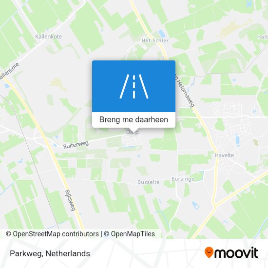 Parkweg kaart