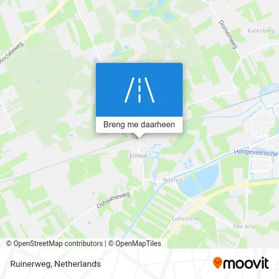 Ruinerweg kaart