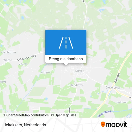 Iekakkers kaart