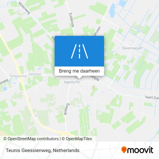 Teunis Geessienweg kaart