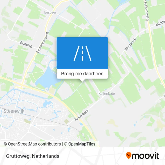 Gruttoweg kaart